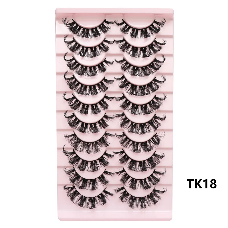 Wimpern, Künstliche Wimpern, Russische Streifenwimpern, Falsche Wimpern, Biche Eyes, Wimpernverlängerung, Russisches Volumen, Russische Wimpern – Detail 26