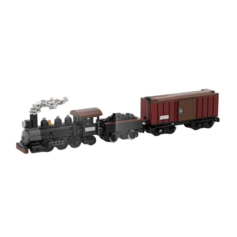 

755pcs MOC Sandy River Rangley Lakes Baldwin Train Model Building Blocks Construction Toys Christmas Gifts Brick Kids