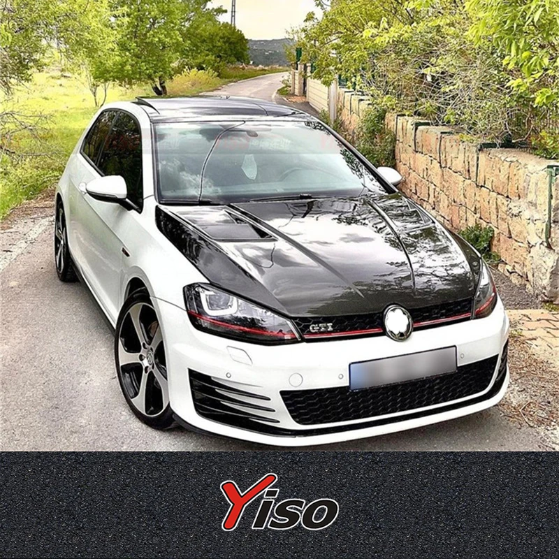 FOR VW GOLF 7 R GTI Rline Volkswagen GOLF 7 R GTI Rline Modified Carbon fiber ASPEC HOOD