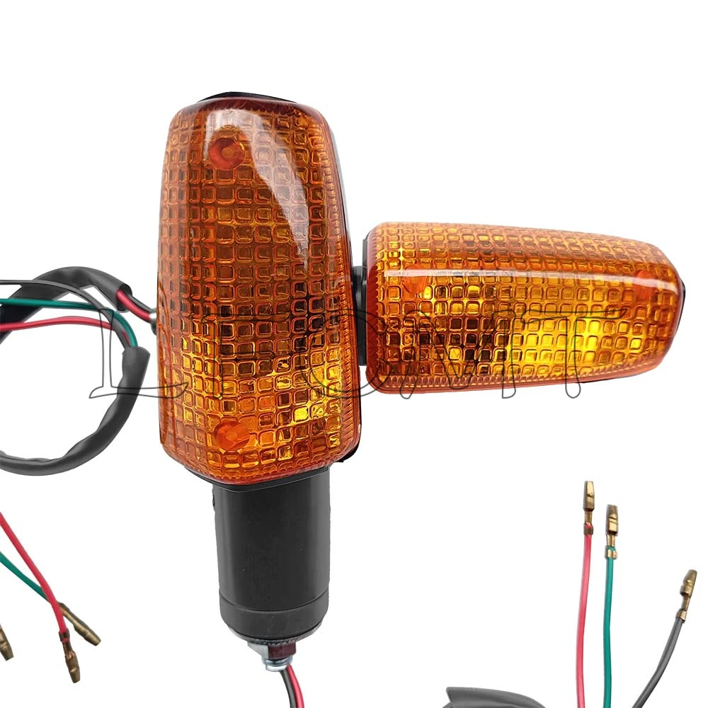 Motorcycle Turn Signal Light Amber Indicator Flasher Lamp Fit for Honda CB250 Hornet Jade VT250 VTR250 CB-1 400 CB400 SuperFour