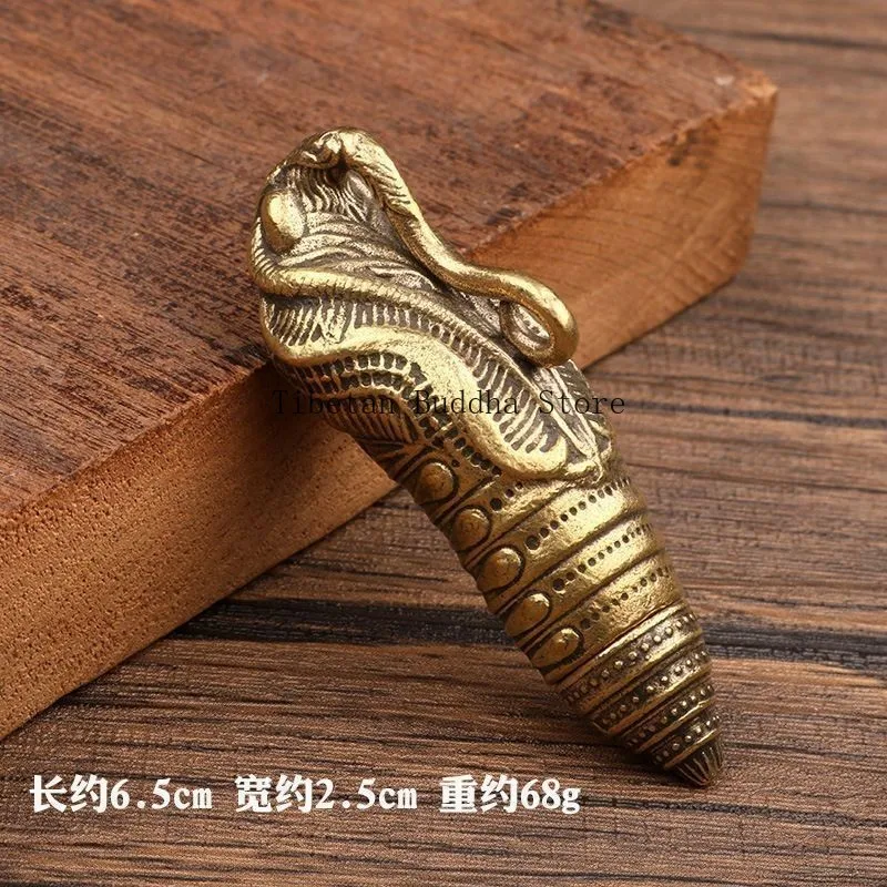 Retro Pendant Ethnic Style Pendant Brass Small Ornament Cicada Chrysalis Cocoon