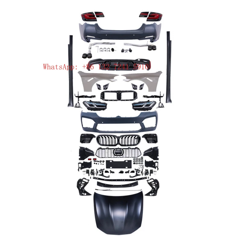 Hongsheng's hot-selling front and rear bumper body kit suitable for 5 Series F10 F18 modifications to 2021 G30 M5 F90 models.