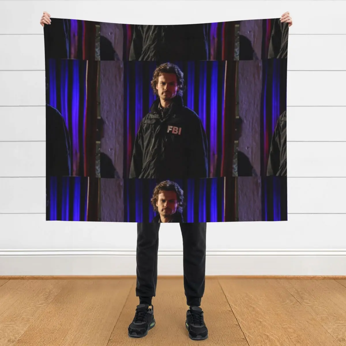 

FBI mgg Throw Blanket For Decorative Sofa Custom Luxury Designer christmas decoration Blankets