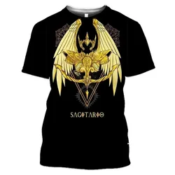 2024 New Gold Wing 3D Printed Summer Men T-shirt Women Shirt Short Sleeve Fashion Men's Clothes Tshirt for Boy Tops Kids T-shirt