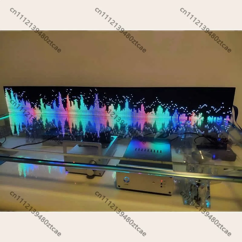 RGB Sound Activated Rhythm Light Remote Control Music Spectrum Lamp 160 Modes for KTV