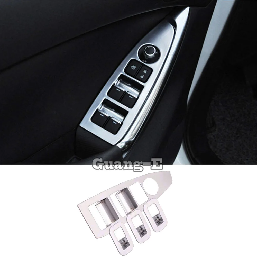 

Автомобильный ABS матовый внутренний дверной оконный стеклянный подлокотник, кнопка переключения подъема, накладка, рамка 4 шт. для Mazda CX-5 2012 2013 2014 2015 2016