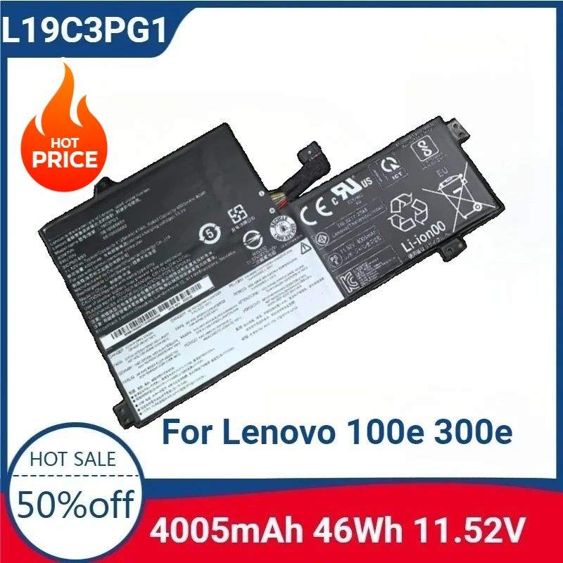 

For L19L3PG1 L19C3PG1 L19M3PG1 5B10X65680 SB10X65683 11.52V 46WH High-quality Laptop Battery for Lenovo100e 300e Chromebook 2nd