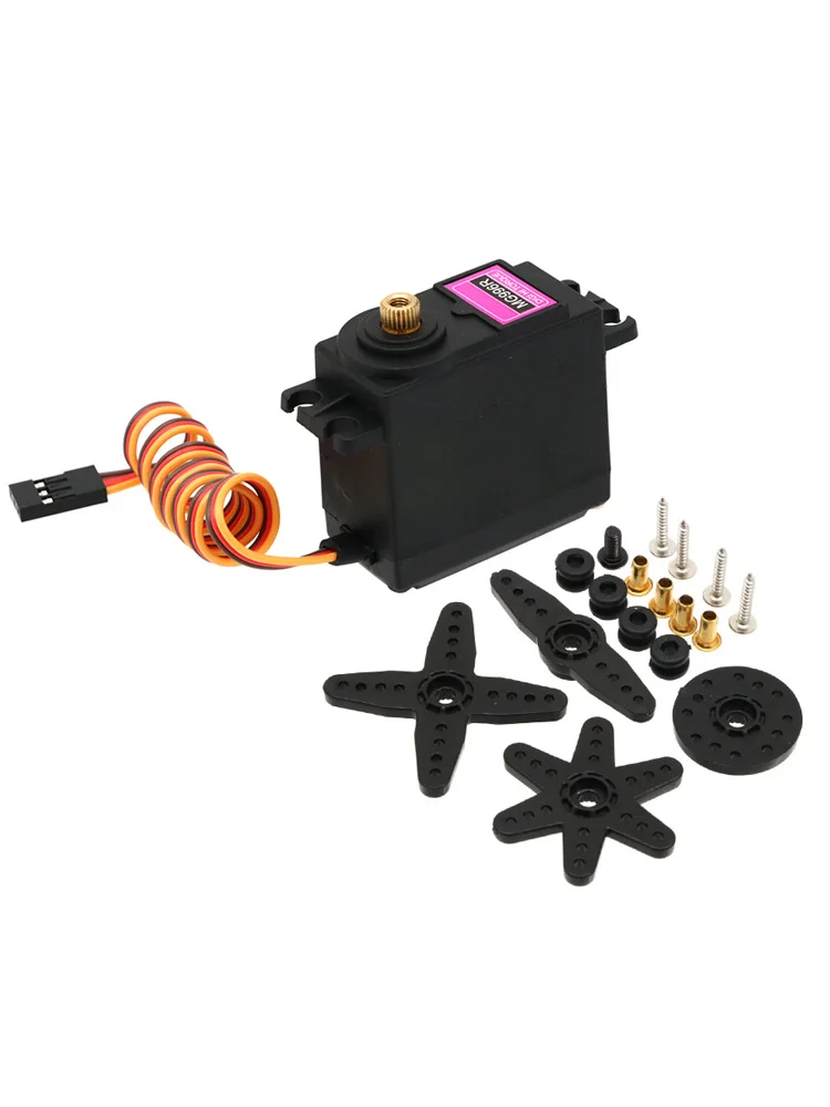 Mitoot MG996R Metallgetriebe Digitaler RC-Servomotor mit Hohem Drehmoment für RC-Flugzeuge, Helikopter, Autos und Boote – Detail 3
