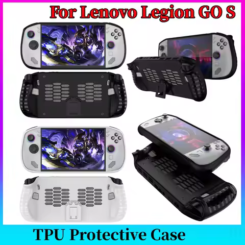 TPU Case for Lenovo Legion Go S Handhled Console Shockproof Full Protective Case Ergonomic Soft TPU Cover Case Games Accessories