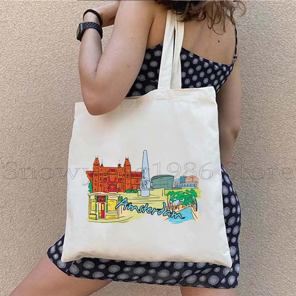 Amsterdam Buenos Aires Cairo Antalya Bangkok Barcelona Berlin Budapest Agra Calgary Cape Town Chicago Canvas Tote Bags Handbags