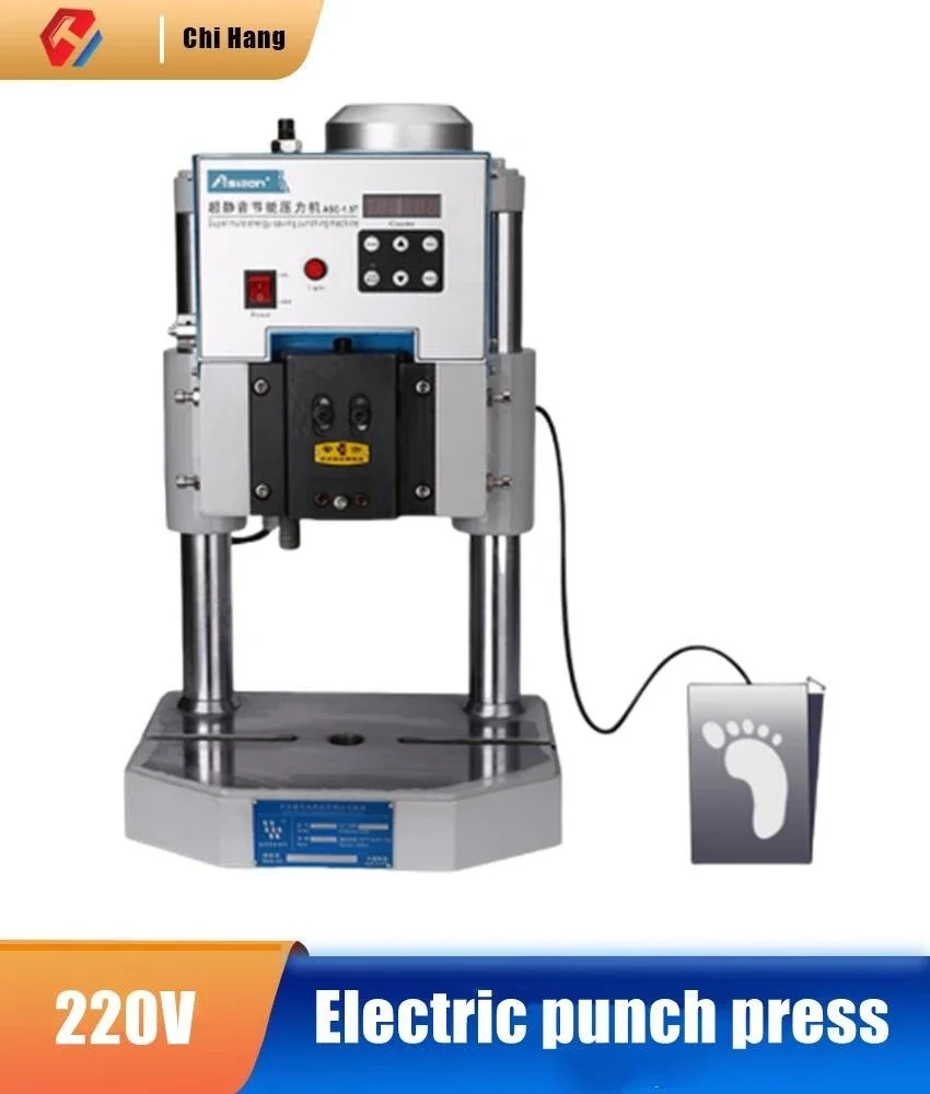 

Automatic Bench Press Punching Machine Pure Copper Motor Ultra-silent Energy-saving Press CNC Panel Electric Riveting Machine