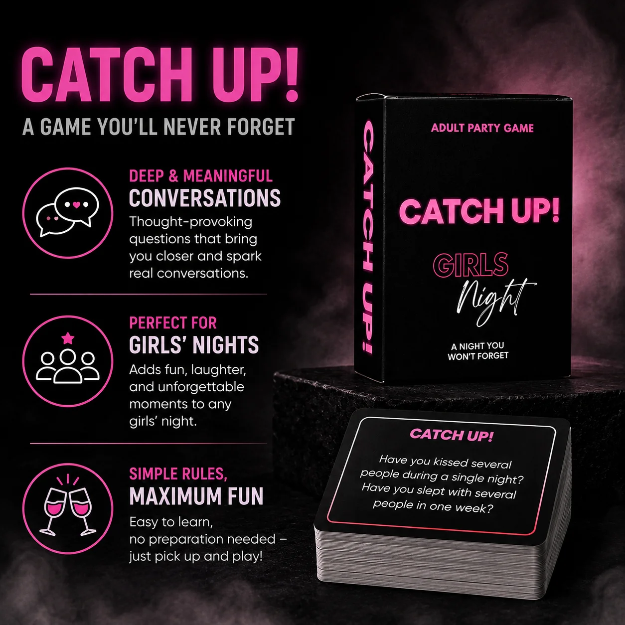 CATCH UP Meisjesavond Volwasse - Party Games Girls Night recensie en prijs