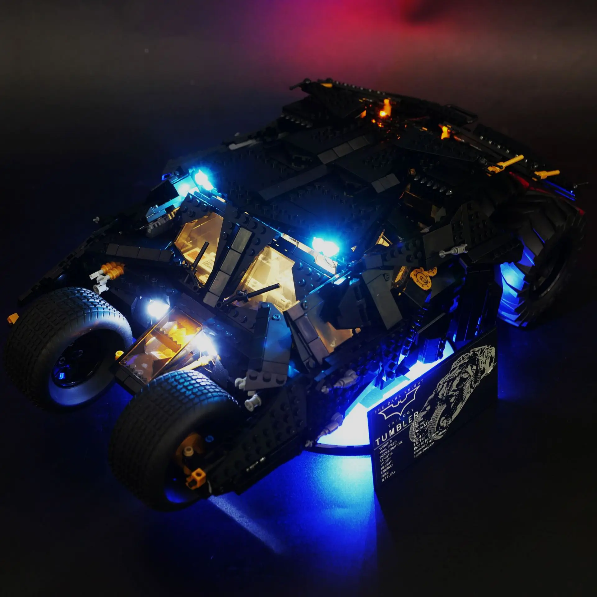 LED-lichtset voor LEGO Batmobile Tumbler 76240 Lampideeën DIY-cadeau (exclusief bouwstenen Bricks Kits Sets Model)