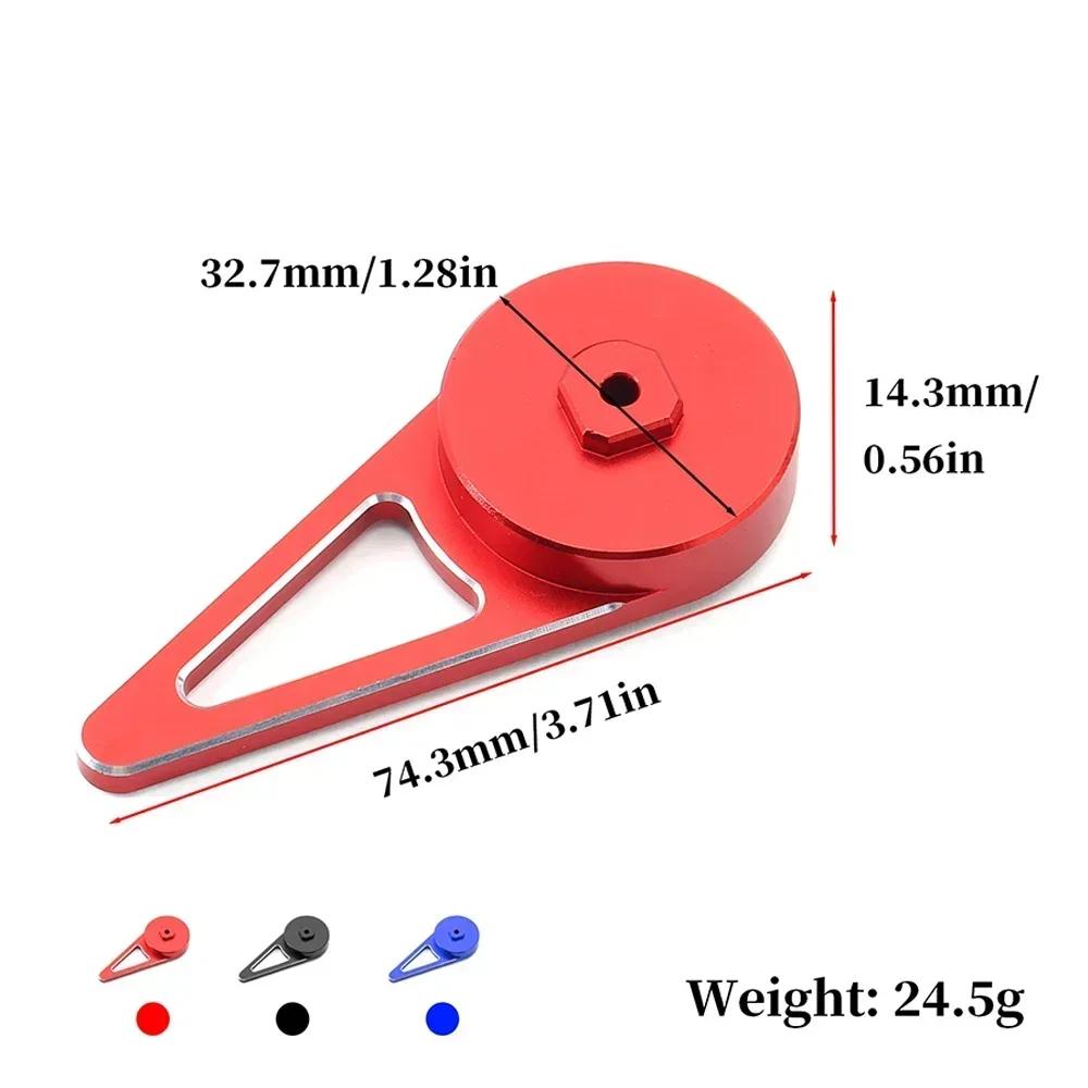 Metal Thumb Lever Transmitter Steering Wheel Trigger One-handed Control Adapter For Flysky Noble NB4 Lite PRO Upgrade Parts