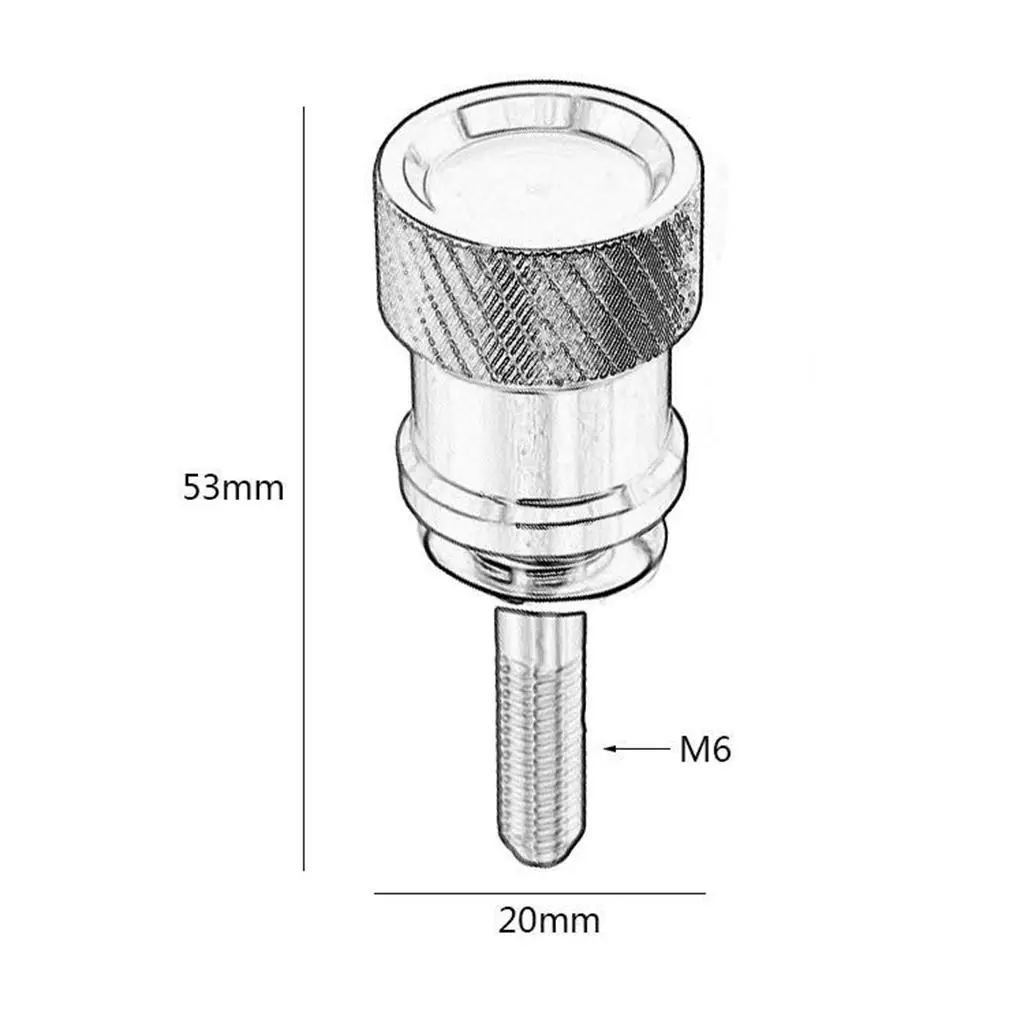 Vis de siège de moto en aluminium, compatible avec BMW R, Pure, Inboulon t, ScramJeff 2014 et plus