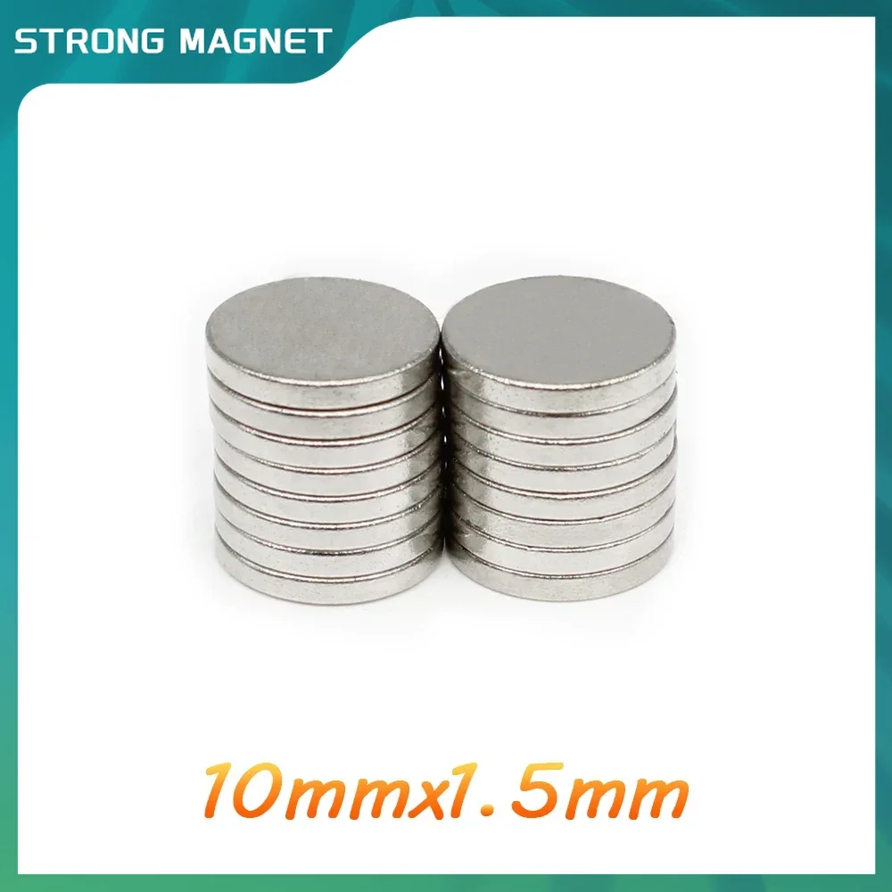 20/50/100/200/300/500PCS 10x1.5 Small Round Rare Earth Magnets Magnet 10x1.5mm N35 Permanent Neodymium Magnets Disc 10*1.5 mm