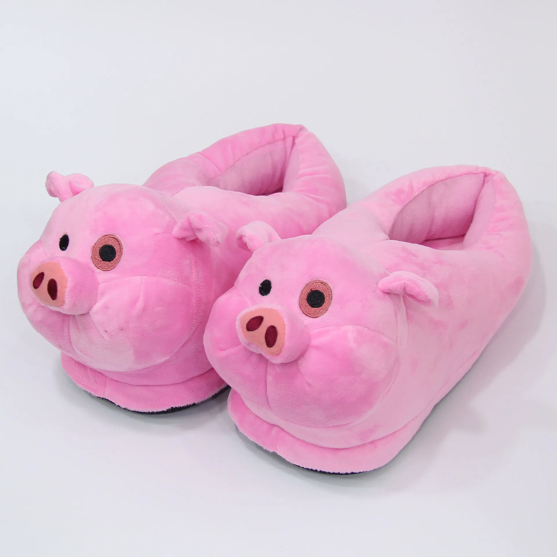 

Anime Cartoon Disney Gravity Plush Shoes Cosplay Falls Waddles Pig Slippers Kawaii Cute Soft Warm Fans Collection Props