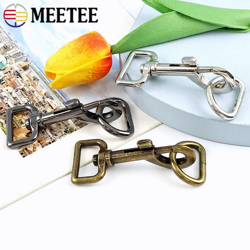 

2-5Sets 20/25mm Metal Bag Strap Buckles Swivel Lobster Clasp Pet Collar Trigger Snap Hook D Ring Buckle DIY Hardware Accessories