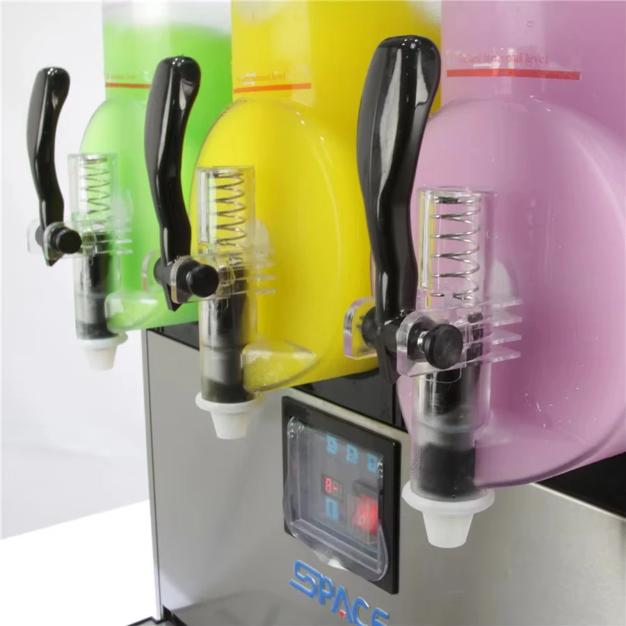 For 3 bowls Commercial Slushy Machine Slushie machine 12L x 3 Tank Stainless steel