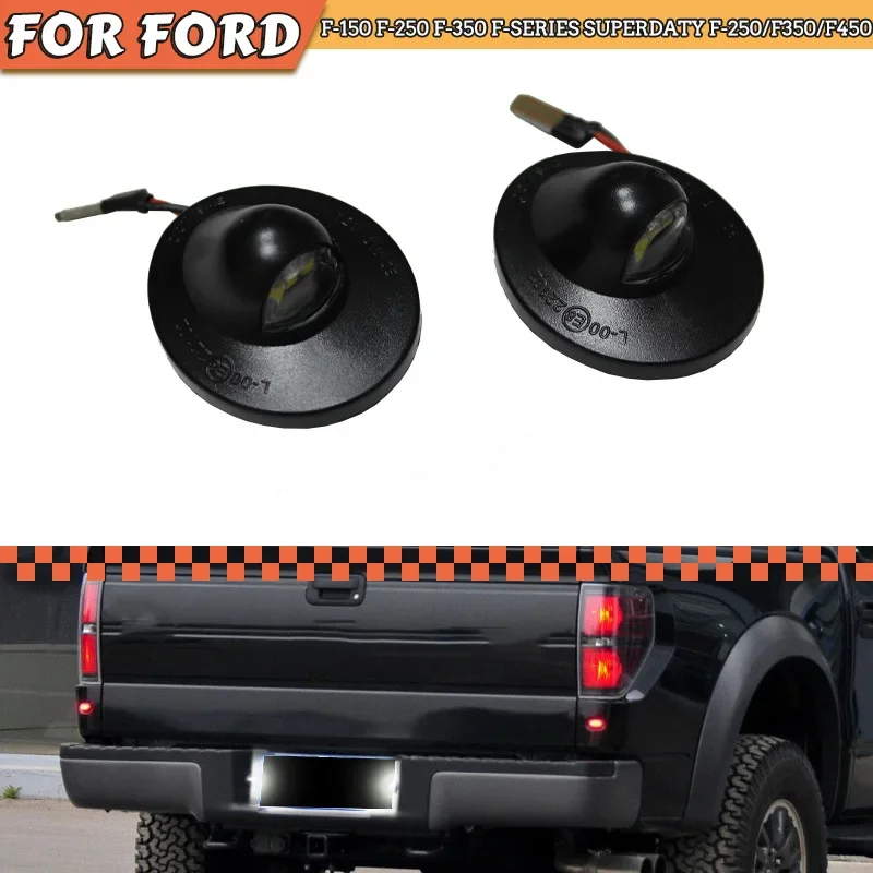

2 шт. для Ford F 150 250 350 450 550 Ranger Explorer Excursion Белый Canbus Светодиодная лампа освещения номерного знака автомобиля Замена лампы