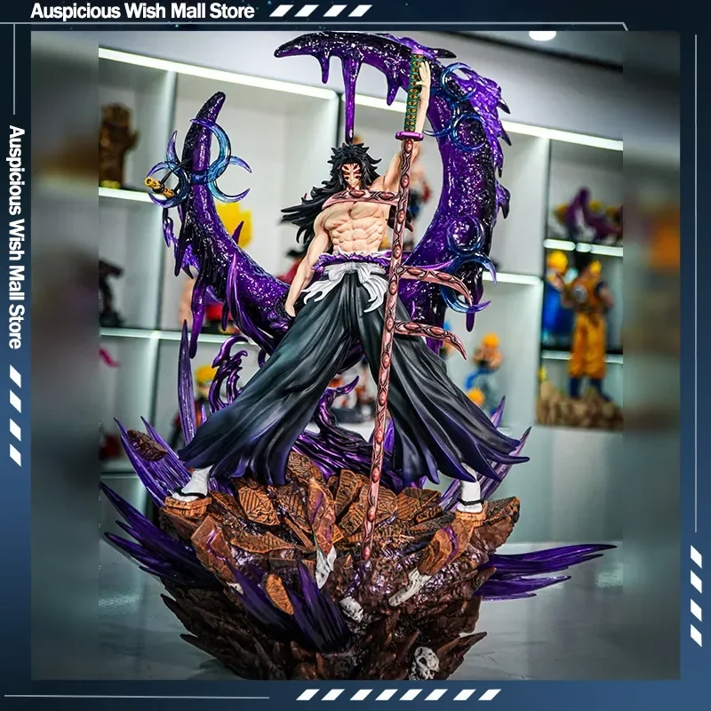 

45cm Demon Slayer Anime Figure Kokushibo Figures Pvc Statue Room Decoration Collection Model Gifts Toys