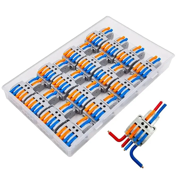 Cable connector Combination 2 Input 3 Input 4/6/9 Output 0.08-4mm cable screw Secure the general quick connect terminal block