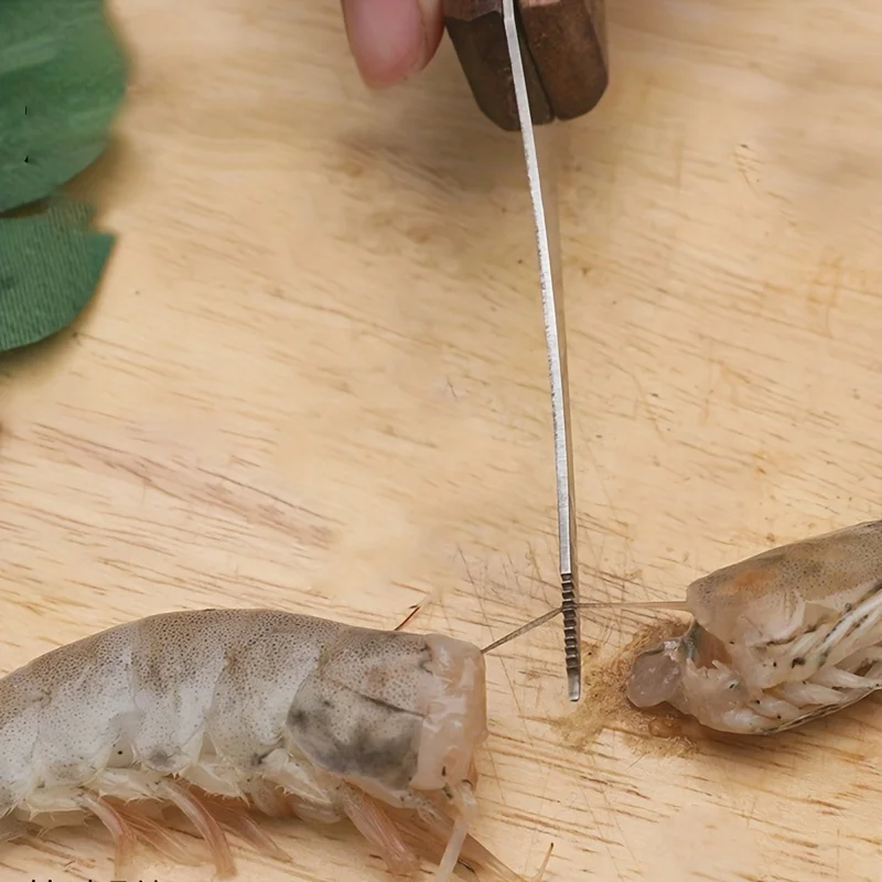 2pcs Kitchen Shrimp Deveining Knife, Lobster Knife, Prawns Shelling and Cutting Tool