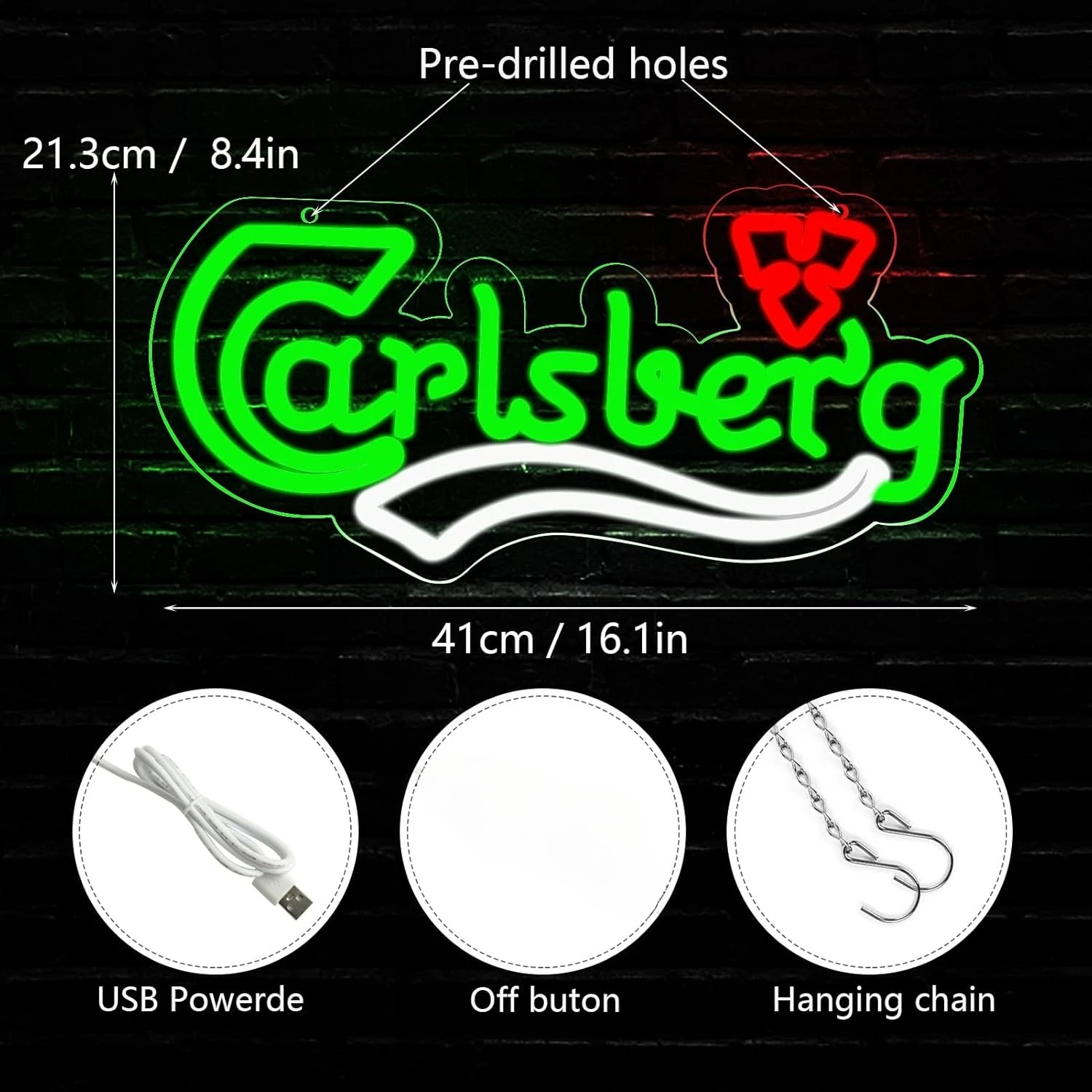 Beer Neon Sign Business USB Led Light for Tiki Bar Garden Restaurant Kitchen Home Decoration Birthday Gift Art Wall Light view 3