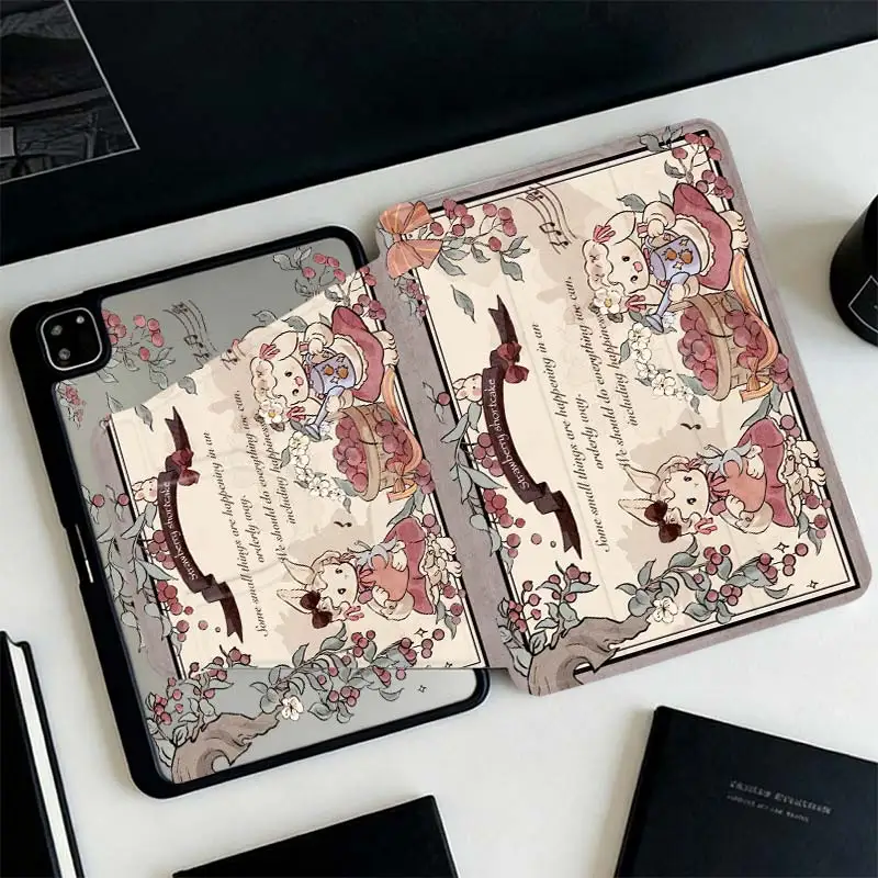 360° Rotate Tri-Fold Smart Case For IPad Mini6 8.3 Pro 10.5 Pro11 iPad 10.2 7/8/9 4/5 10.9 10th iPad A16 2025 11 Air11/13