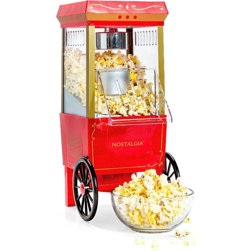 

Nostalgia Popcorn Maker Vintage Movie Theater Style Popcorn Machine