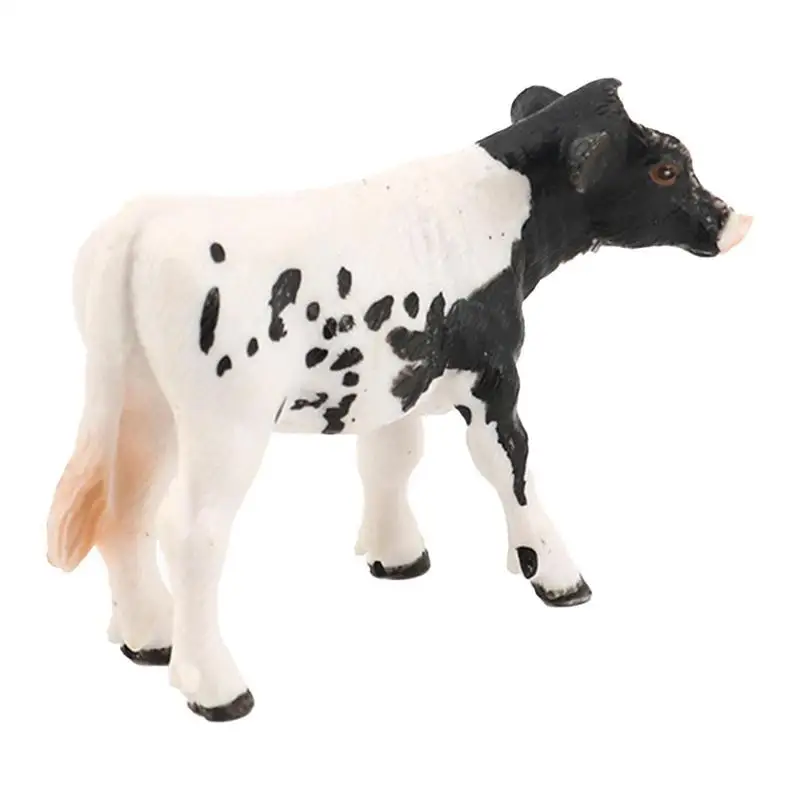 

Фигурка коровы, Реалистичная корова Holstein, игрушки, обучающая игрушка, ферма, игрушка, корова, подарок для детей старше 3 лет