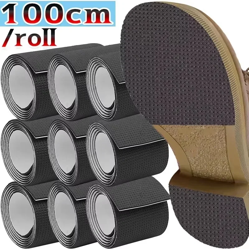 Mute Cushion Anti-slip Sole Stickers Shoes Patch Strong Self Adhesive Cuttable Grid Pattern Soles Stickers Anti Wear Silent Tape image 4