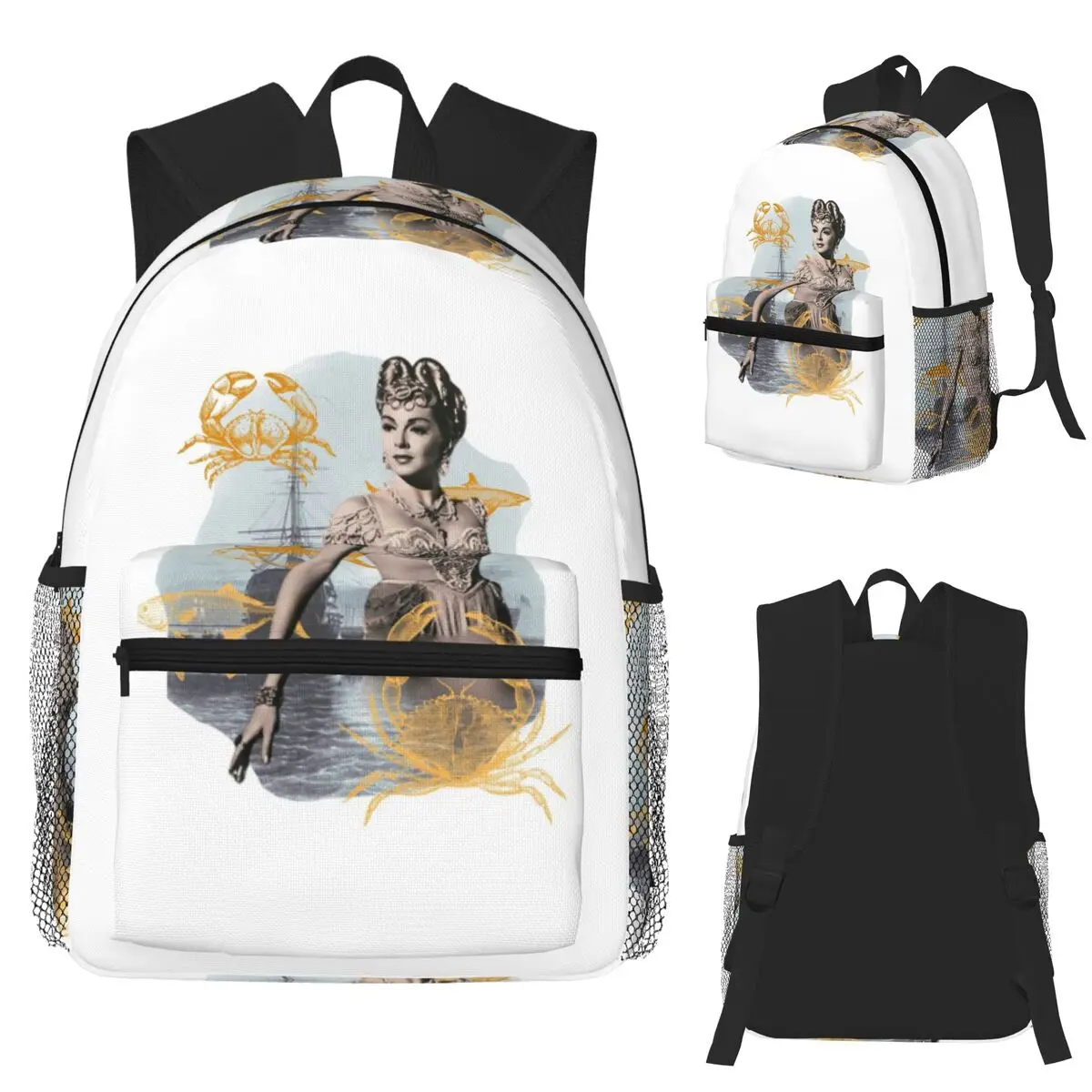 

Cape Cod Student Backpack School Bag Hiking Travel Daypack for Men Women Fashion Bookbag Shoulder Bags