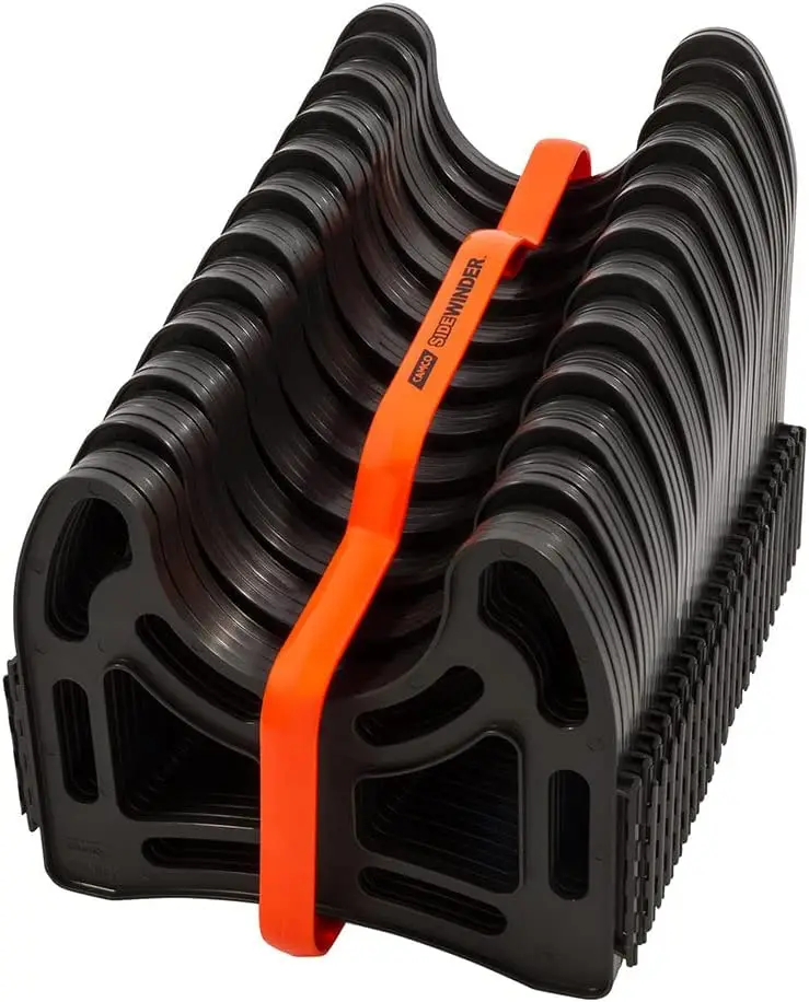 Camco Sidewinder 20-Ft Camper / RV Sewer Hose Support Telescoping Design Flexes Around Obstacles & Deep Cradles Hold Sewer Hose