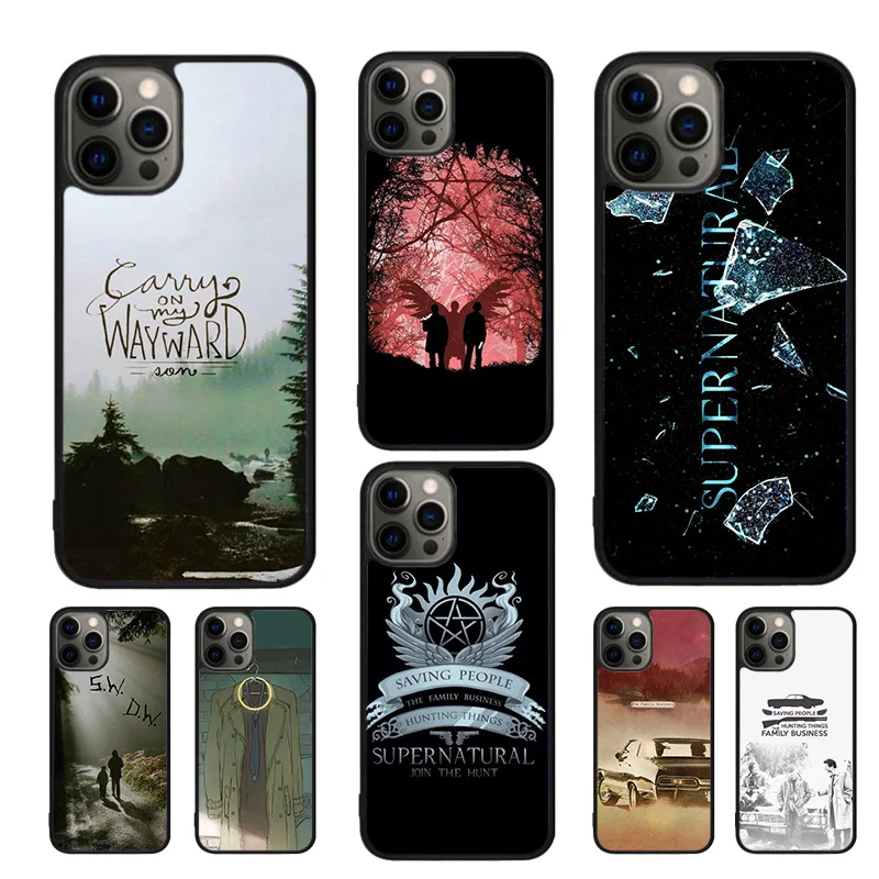 Supernatural Final Season 15 Mobile Phone Cases Cover For iPhone 16 15 14 12 13 mini 11 Pro MAX apple 6 7 8 Plus SE2020 Coque