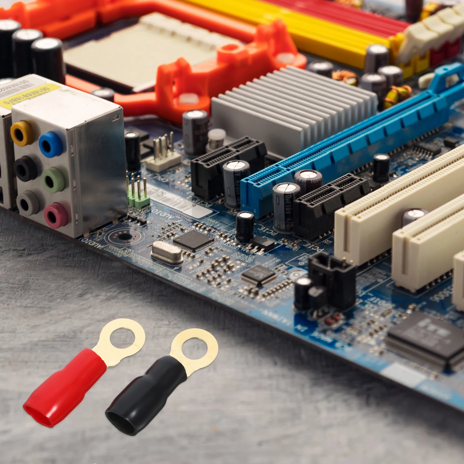 

20Pairs Terminal Connector Copper Cable Lug Ring Terminal Heat Shrink Sleeve Heavy Duty Wire Ends for Electrical