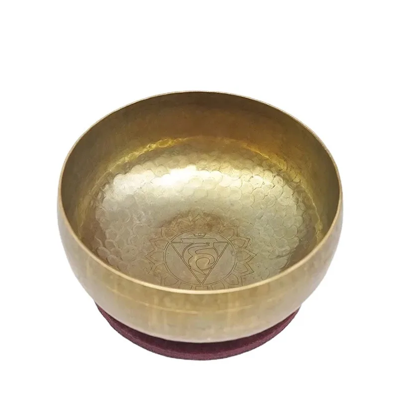 Therapeutic Tibetan Bowl Relaxation Musical Meditation Instruments Buddhist Bowl Decorative Metal Spirituality Healing Handmade