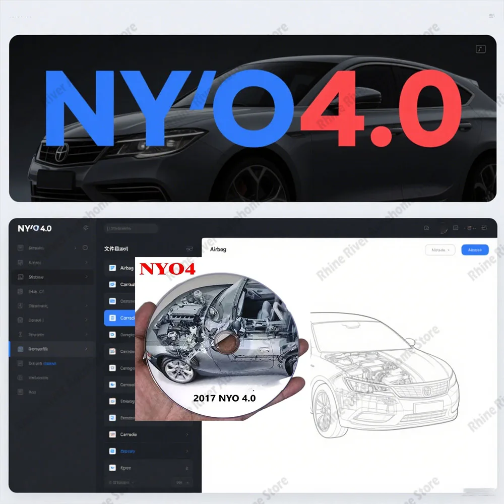 

Newest Hot Car Tools 2017 NYO 4 Full Database Car Radio Repair Software with Airbag Carradio Dashboard IMMO Navigation Auto Data