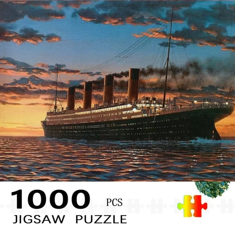 

Jigsaw Puzzles 1000 Pieces for Adults Cruise Giant Ship Home Decor Adults Puzzle Games Family Educational Toys for Kids
