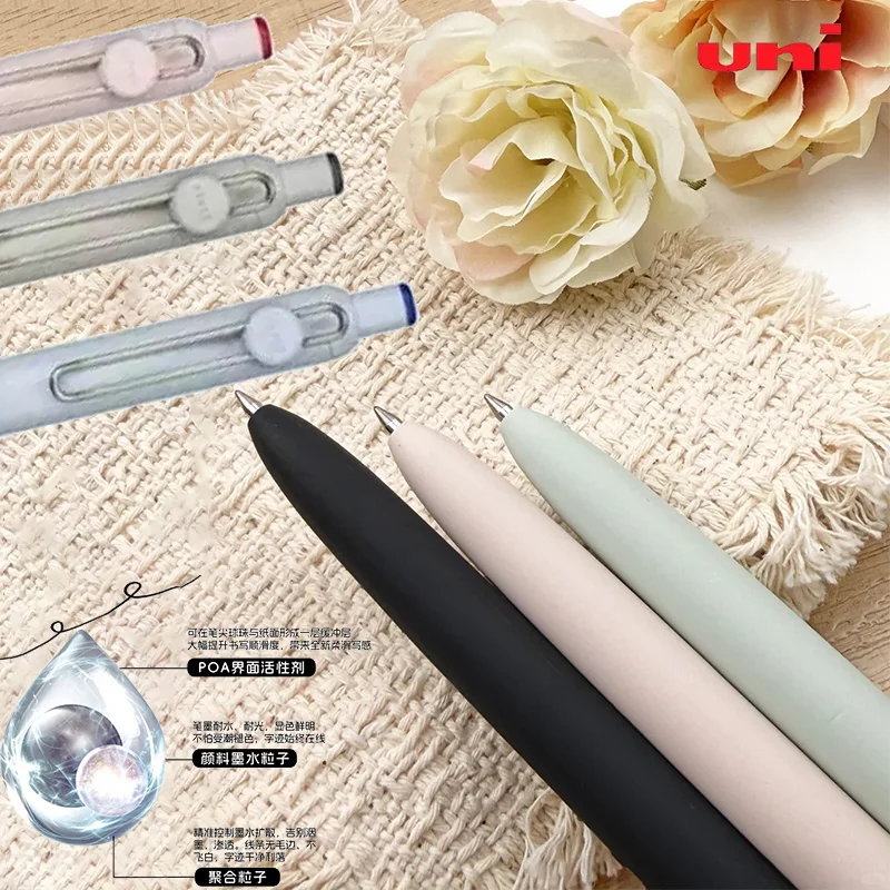 Uni ZNT Gel Ink Pen Zento Long-Lasting Comfort Grip 0.5 Quick-Dry Anti-Feathering Student Rollerball Pen Professional Stationery
