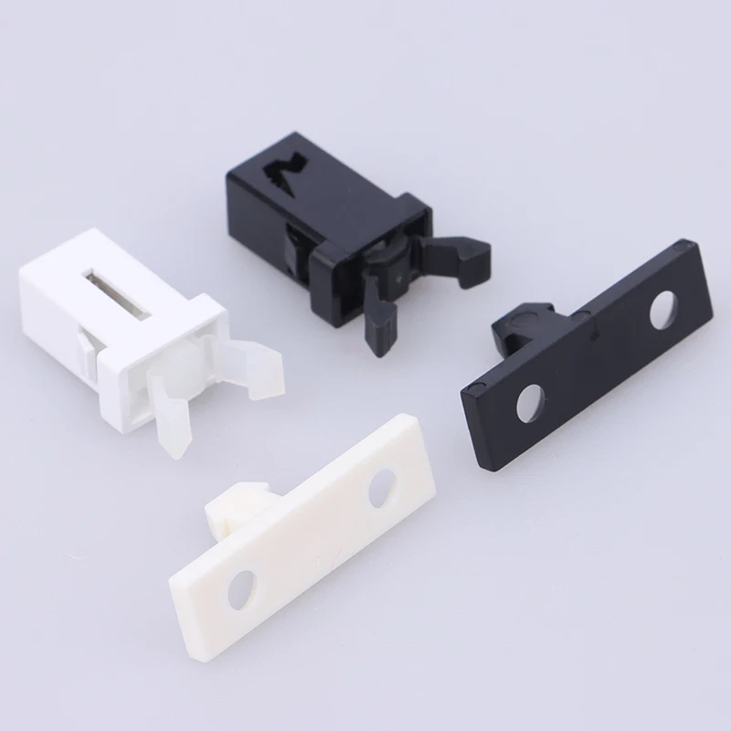 10Pcs Black White PR-001 Small Door Lock Switch Lock For MS Air Conditioner Set Top Box TV EVD DVD Door Cover