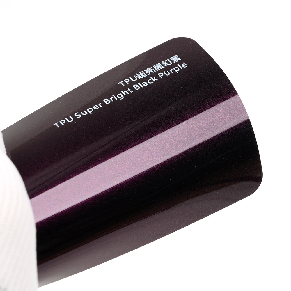 Factory Customization 1.52X15m 7.5mil TPU Metallic Midnight Purple  Color Ppf Paint protection Film