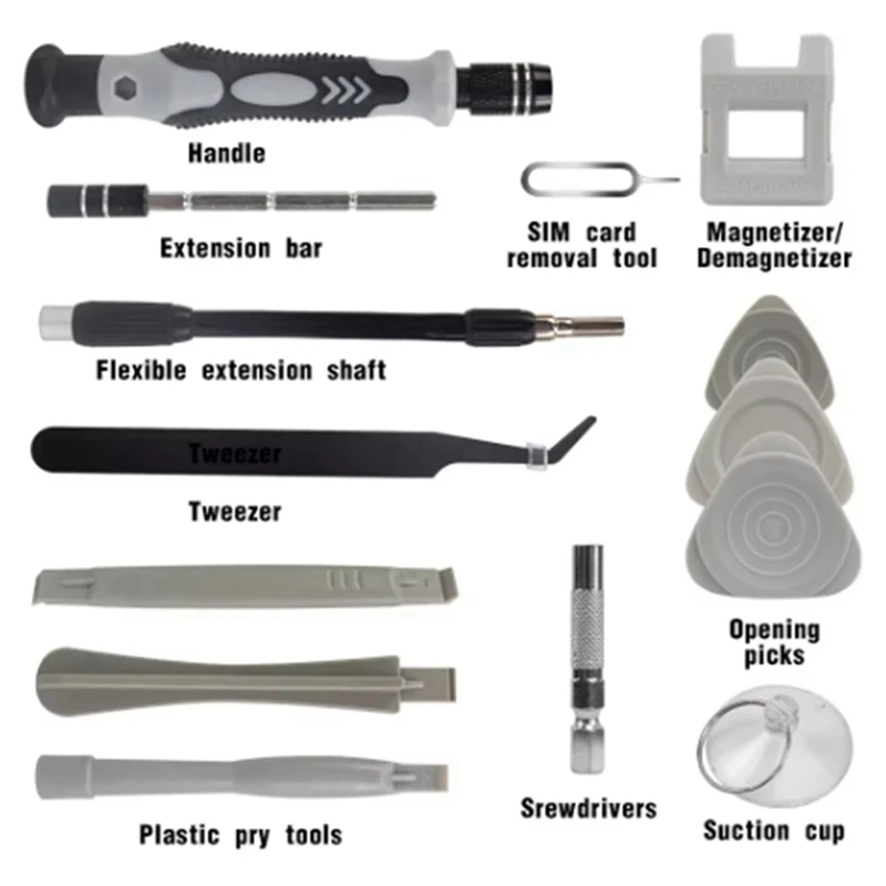 115-In-1 Precision Screwdriver Set For Electronics PC Laptop Phone  Repair Professional Tools Kit For Every Task