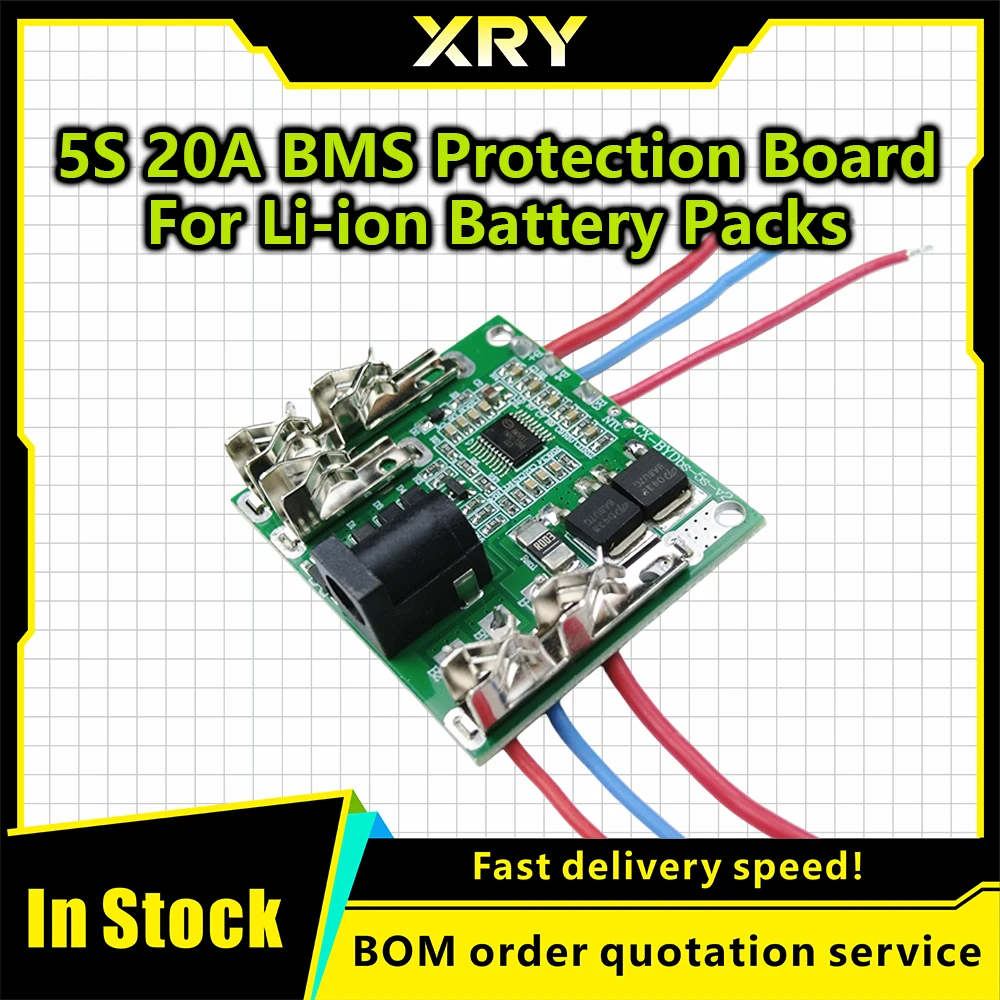 XRY Liludin 5S of 21V Makita style Li-battery Protection Board with Temperature protection Universal tool protection Board