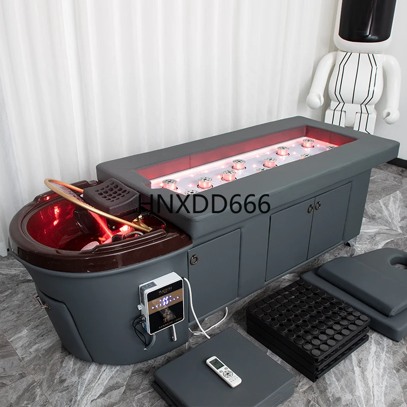

Smokeless moxibustion massage integrated bed for water circulation fumigation beauty salon