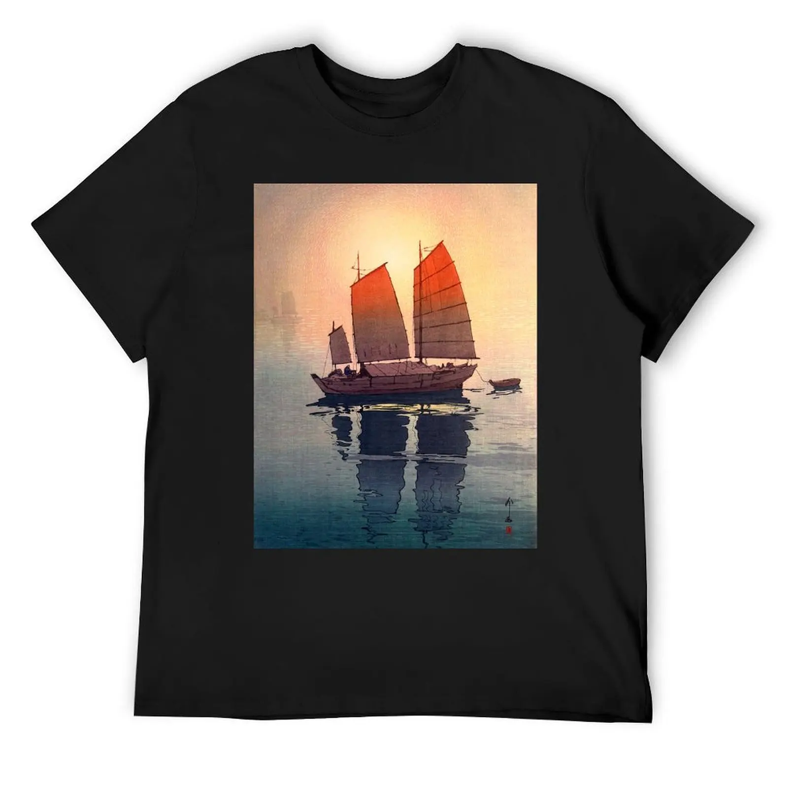 

Yoshida Hiroshi - Sailing Boats in the Morning T-Shirt custom t shirt man t shirt new edition mens graphic t-shirts funny