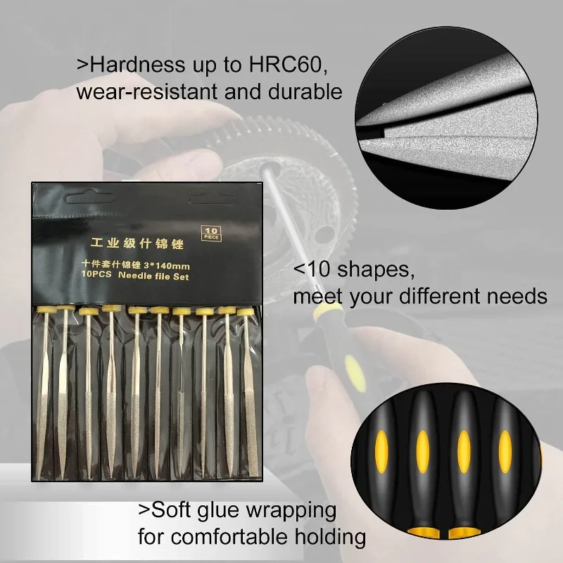 50PCS 3D Printer Tool Kit Model Grinding Tool Deburring Engraving Knife Kit Carving Tool DIY File Cutter Scraper Trimming Tools