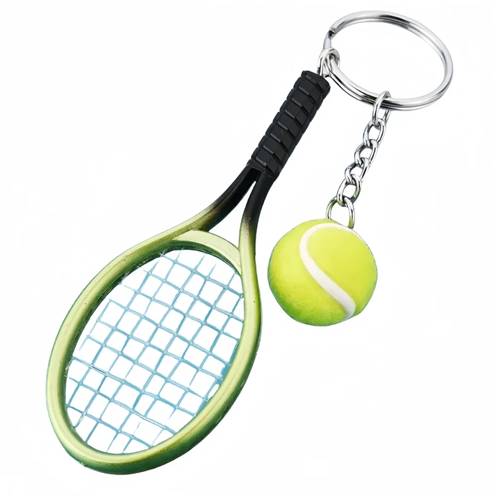 Sporting Goods Mini Tennis Tennis Rackets Keychain Creative Advertising Pendant Promotional Activities Promotional Small Gifts