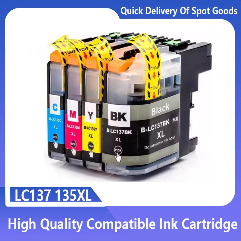 

LC137 LC135 Compatible LC137XL Ink Cartridge For Brother MFC-J4410DW MFC-J4510DW MFC-J4710DW DCP-J4110DW Printer