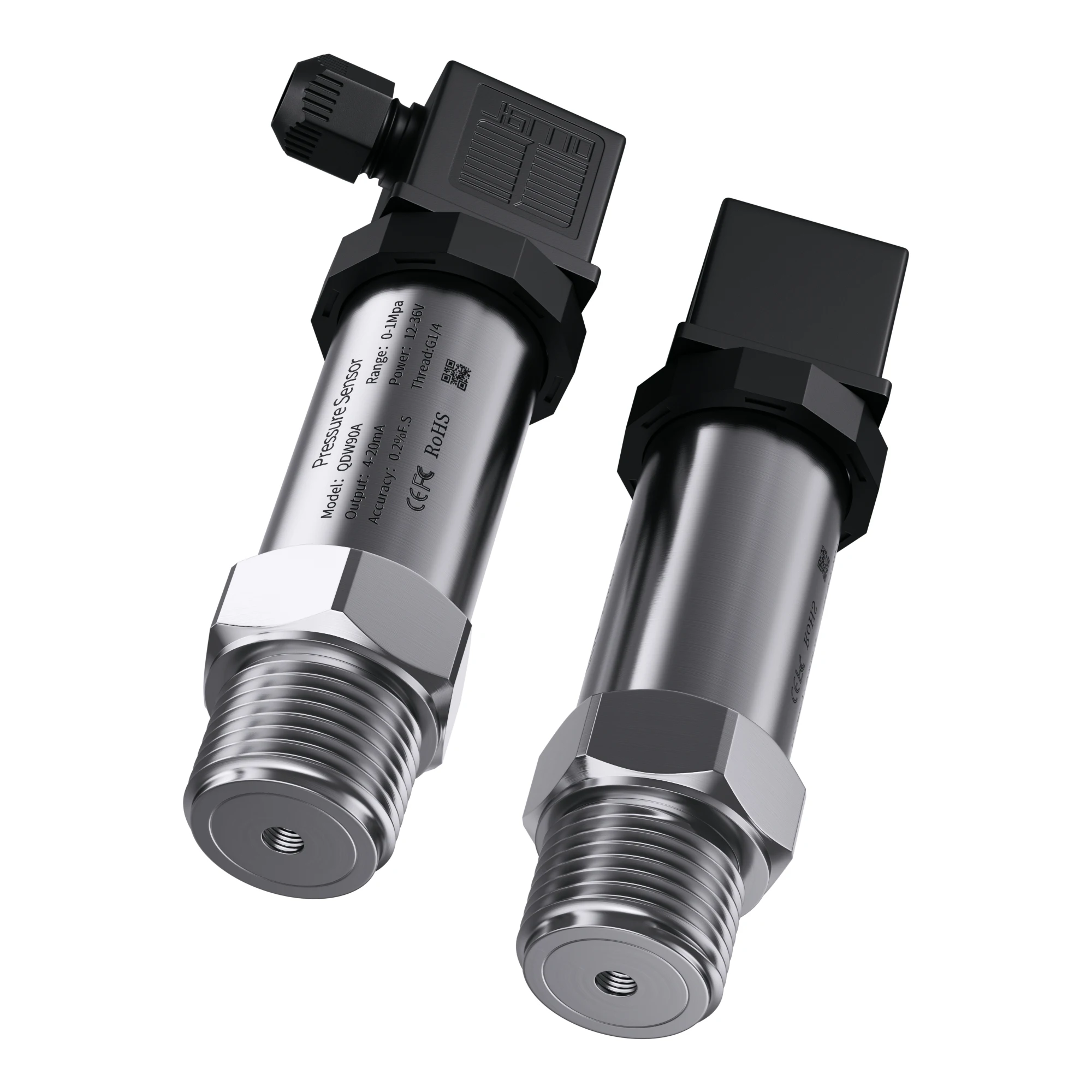 20Kpa-40bar Pressure Transmitter 4-20mA 0-10V 0-5V RS485 M20*1.5 Pressure Sensor DC24V Water Oil Pressure Transducer